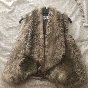 Brand new faux fur vest (Dillard’s)